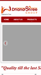 Mobile Screenshot of dhanashreegroup.com